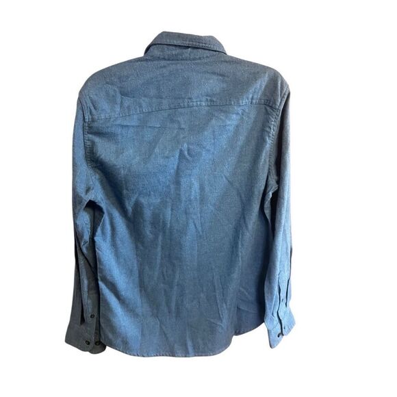 Sonoma Men’s Supersoft Flannel Shirt Sz S indigo NWT - Picture 2 of 8